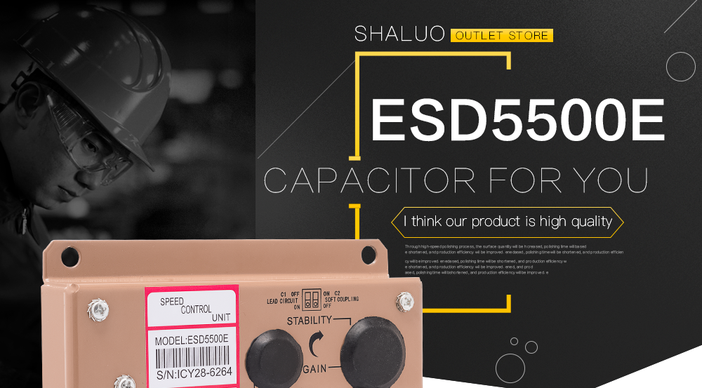 Controlador de velocidad del generador ESD5500E regulador electrónico 5500e