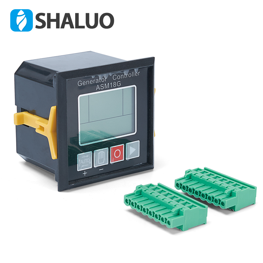 Controlador de generador, piezas de grupo electrógeno diésel ASM18G, alternador de potencia de Arranque automático, tablero de monitor electrónico, módulo de control de panel