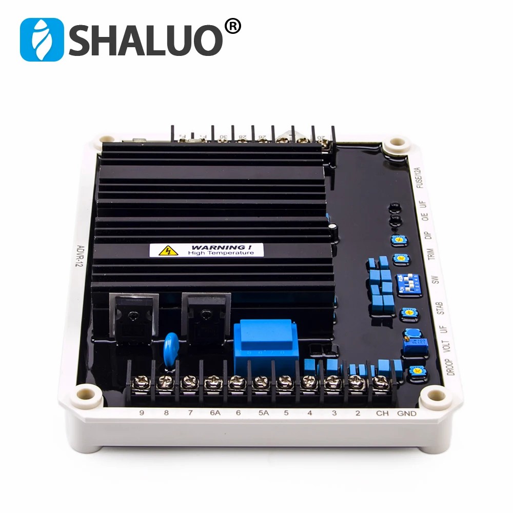 KUTAI ADVR-12 AVR Estabilizador y regulador de voltaje automático Detección trifásica única y entrada de energía trifásica única 12Amp