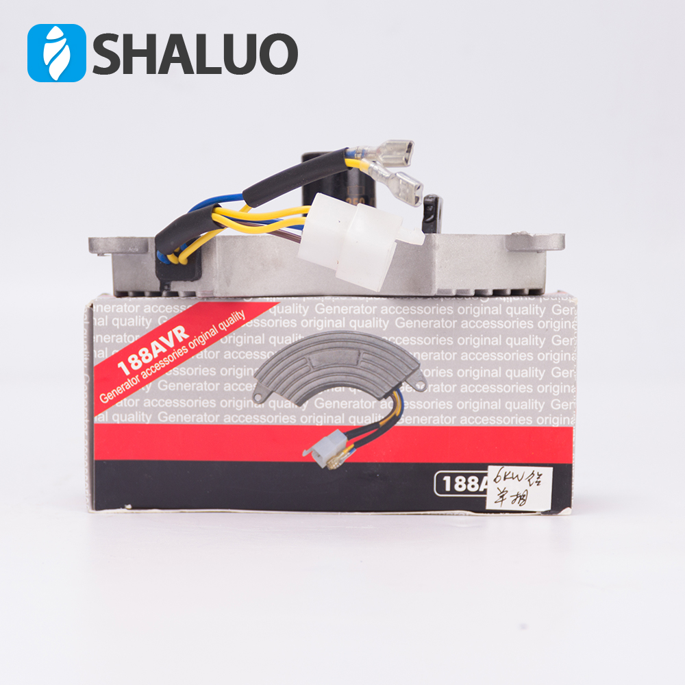 Estabilizador de generador de gasolina, regulador de voltaje automático monofásico 188 AVR de 6kw