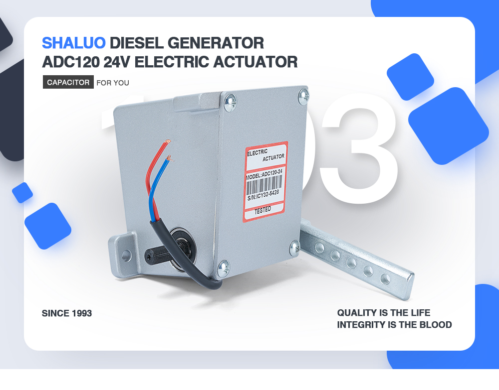 Actuador electrónico del regulador de velocidad del generador diésel ADC120 12V