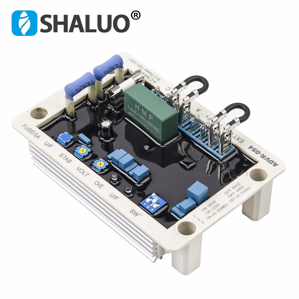 KUTAI AVR ADVR-054 Regulador de voltaje automático de 5 amperios autoexcitado con uso de alta eficiencia de enfriamiento con módulo paralelo EP200