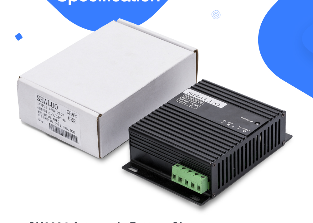 Generador 4A 12v 24v cargador de batería automático CH2804