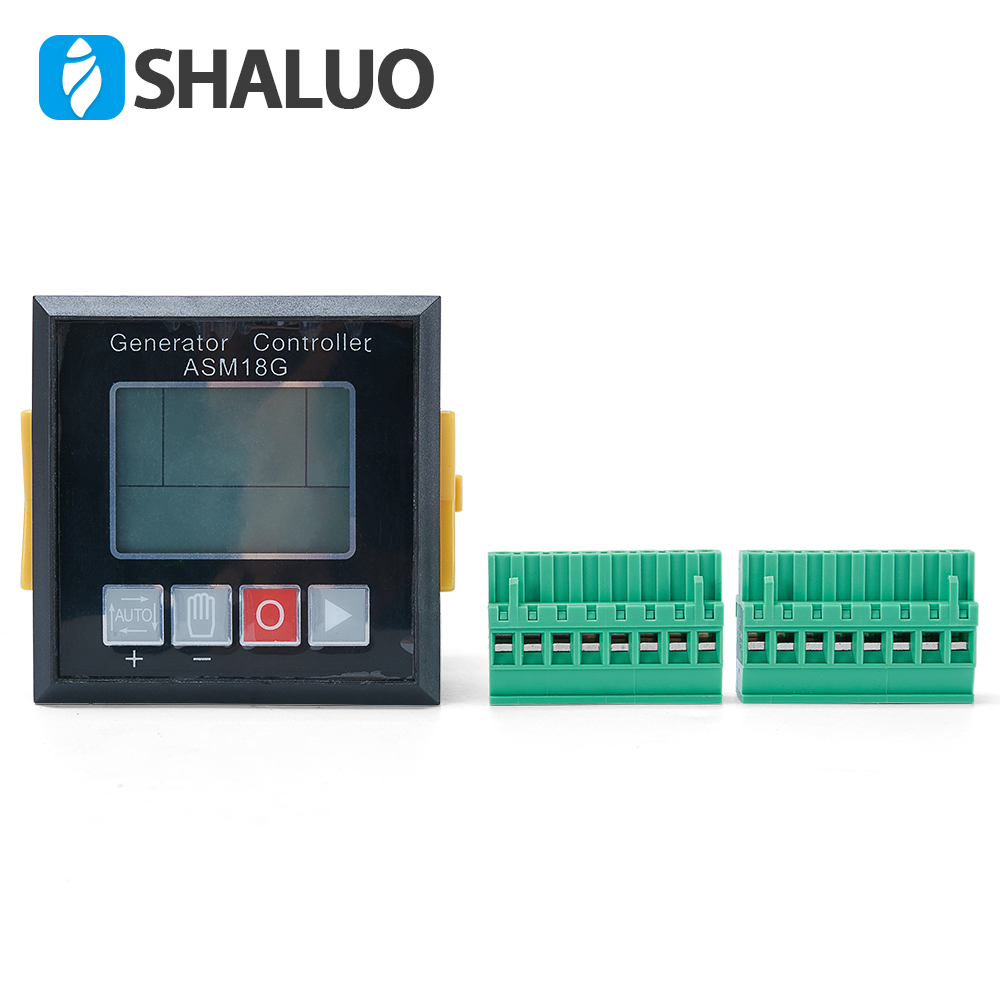 Controlador de generador, piezas de grupo electrógeno diésel ASM18G, alternador de potencia de Arranque automático, tablero de monitor electrónico, módulo de control de panel