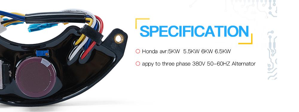 Generador de producción china de tres pahse, 5kw, 6kw, 7,5 kW, regulador de voltaje automático AVR, generador de gas
