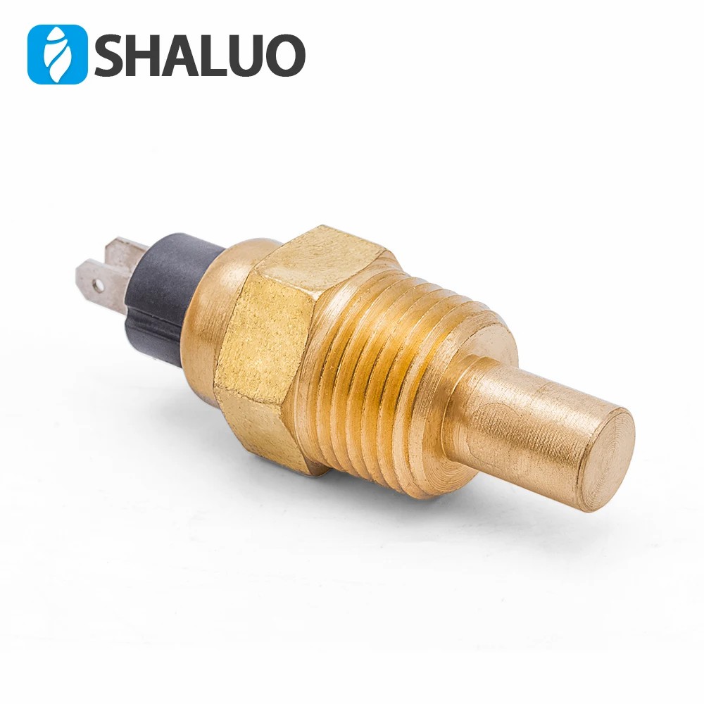 Sensor de temperatura del agua del motor diésel, pieza del generador, alarma de tornillo de latón, enchufe del sensor electrónico universal de marca