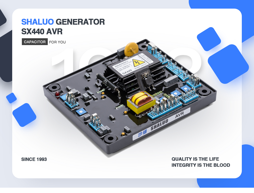Precio trifásico AVR AC regulador de voltaje automático 220v generador AVR SX440