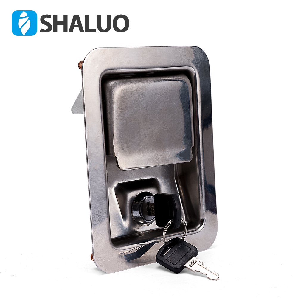 El grupo electrógeno del generador diesel parte la cerradura grande del panel de puerta del grupo electrógeno de cuatro ángulos