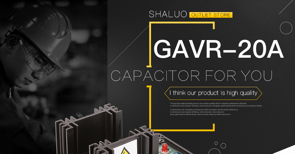 Regulador de voltaje automático avr universal sin escobillas generador de 500 kva GAVR-20A
